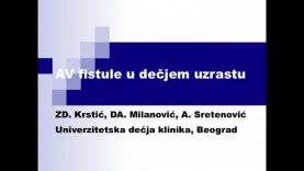 AV fistule u dečijem uzrastu – Vimeo thumbnail