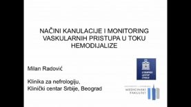 Načini kanulacije i monitoring vaskularnih pristupa u toku hemodijalize – Vimeo thumbnail