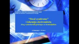 Steal syndrom i ishemija ekstremiteta zbog vaskularnih pristupa za hemodijalizu – Vimeo thumbnail